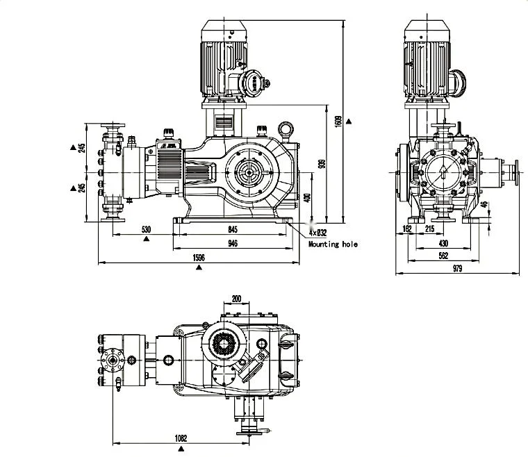 Mechanical Diaphragm Pump Pressure Pump Measuring Pump Chemical Injection Pump